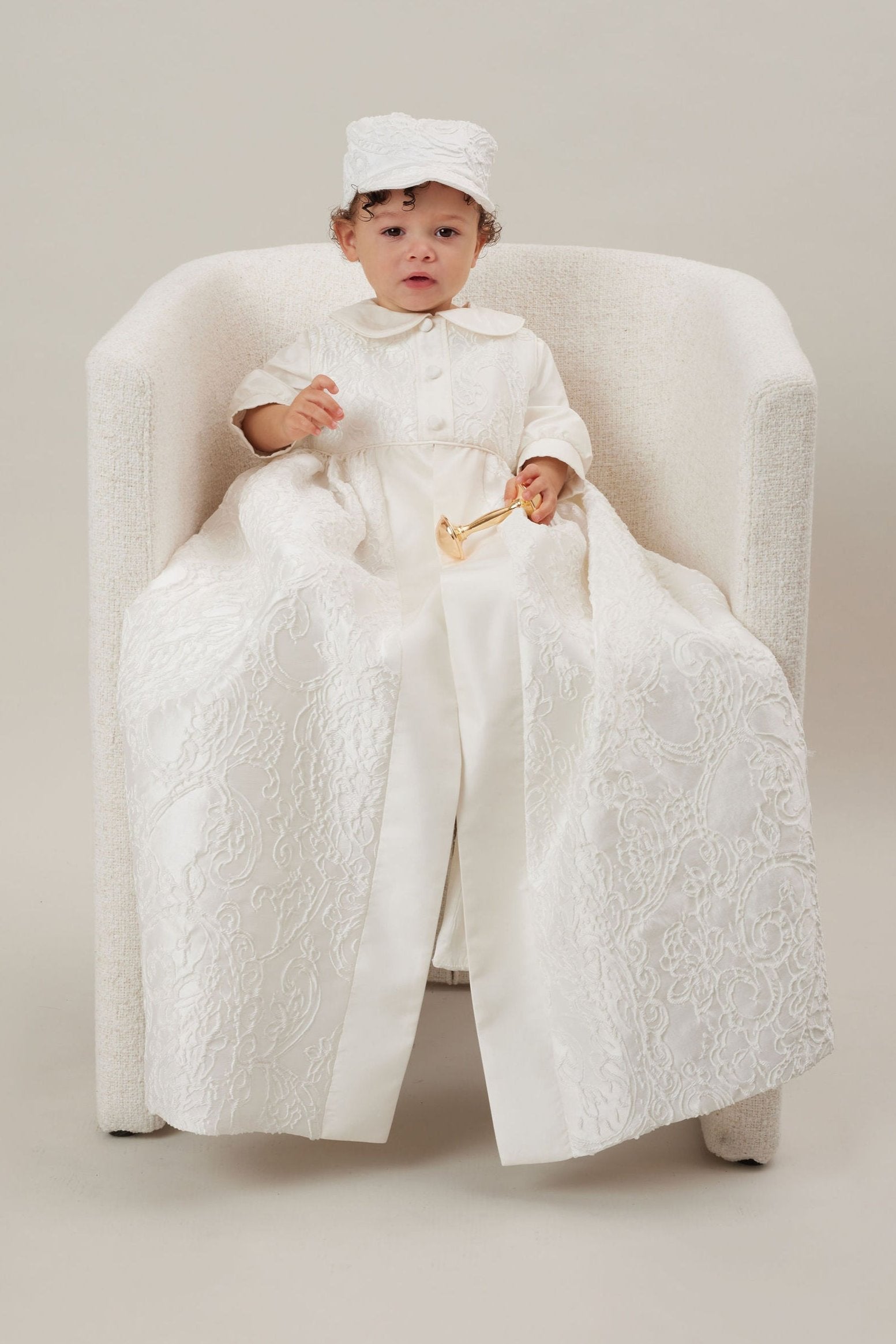Boys Christening outfit - Boys gown for Christening