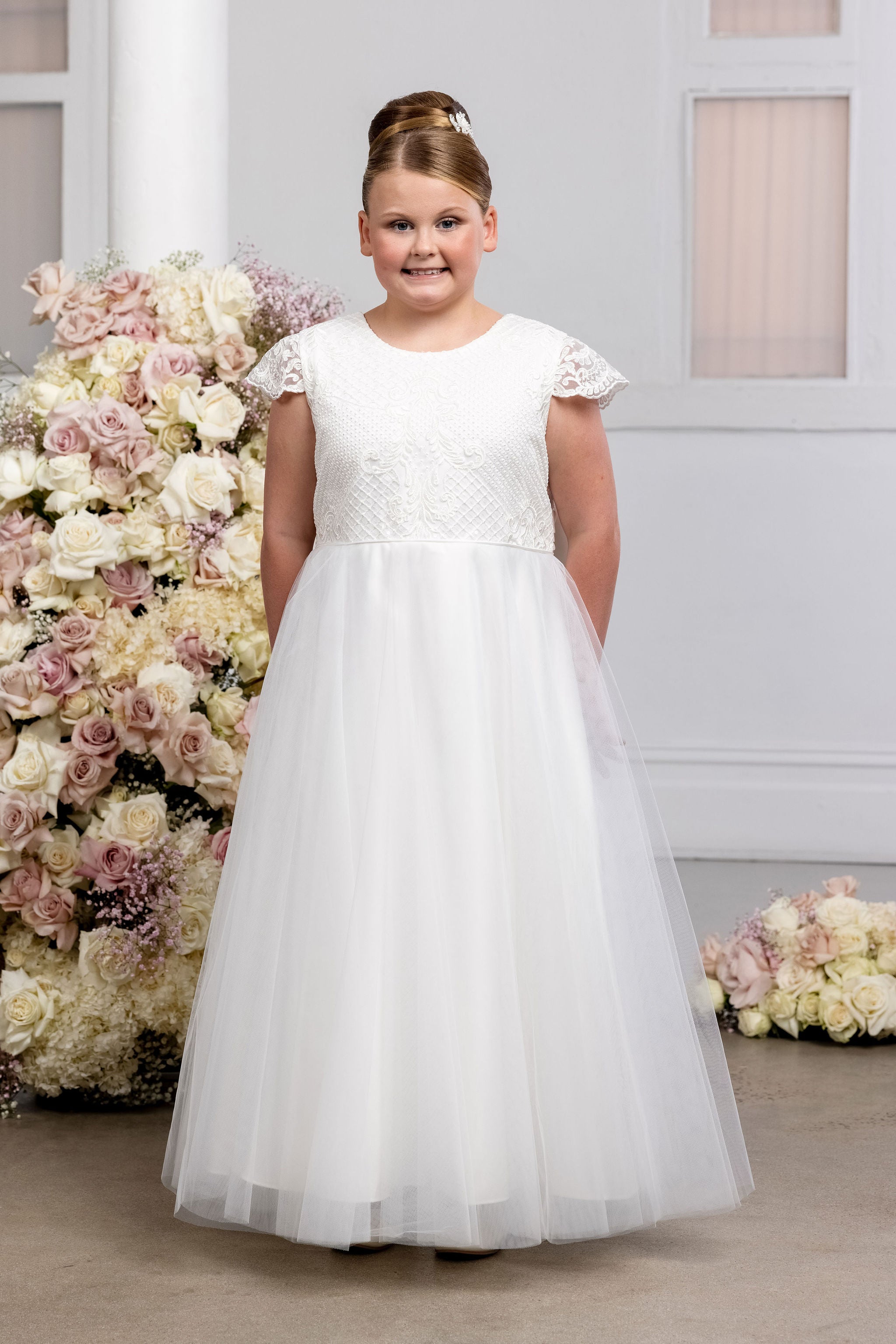 White Communion Dress - Princess Communion Dress