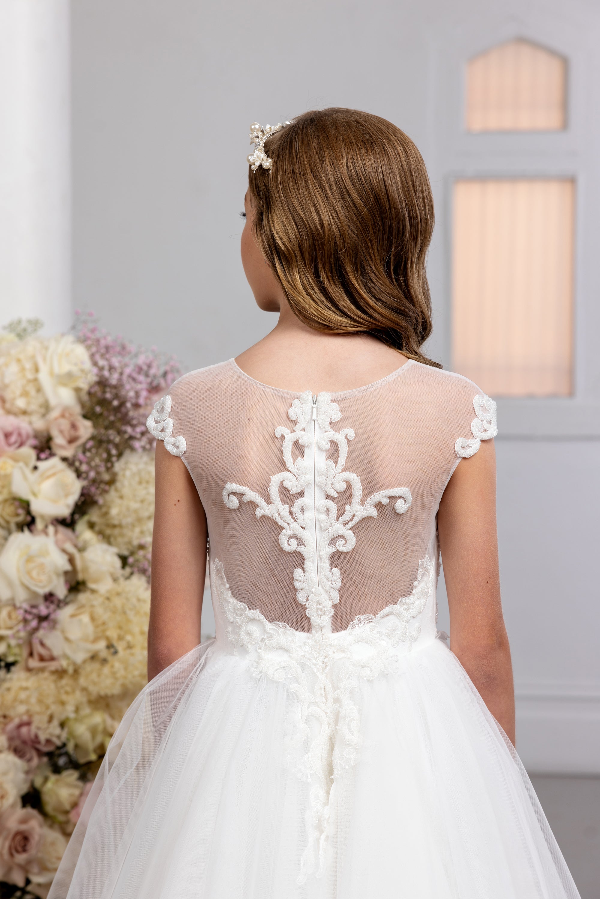 White Communion Dress - Princess Communion Dress