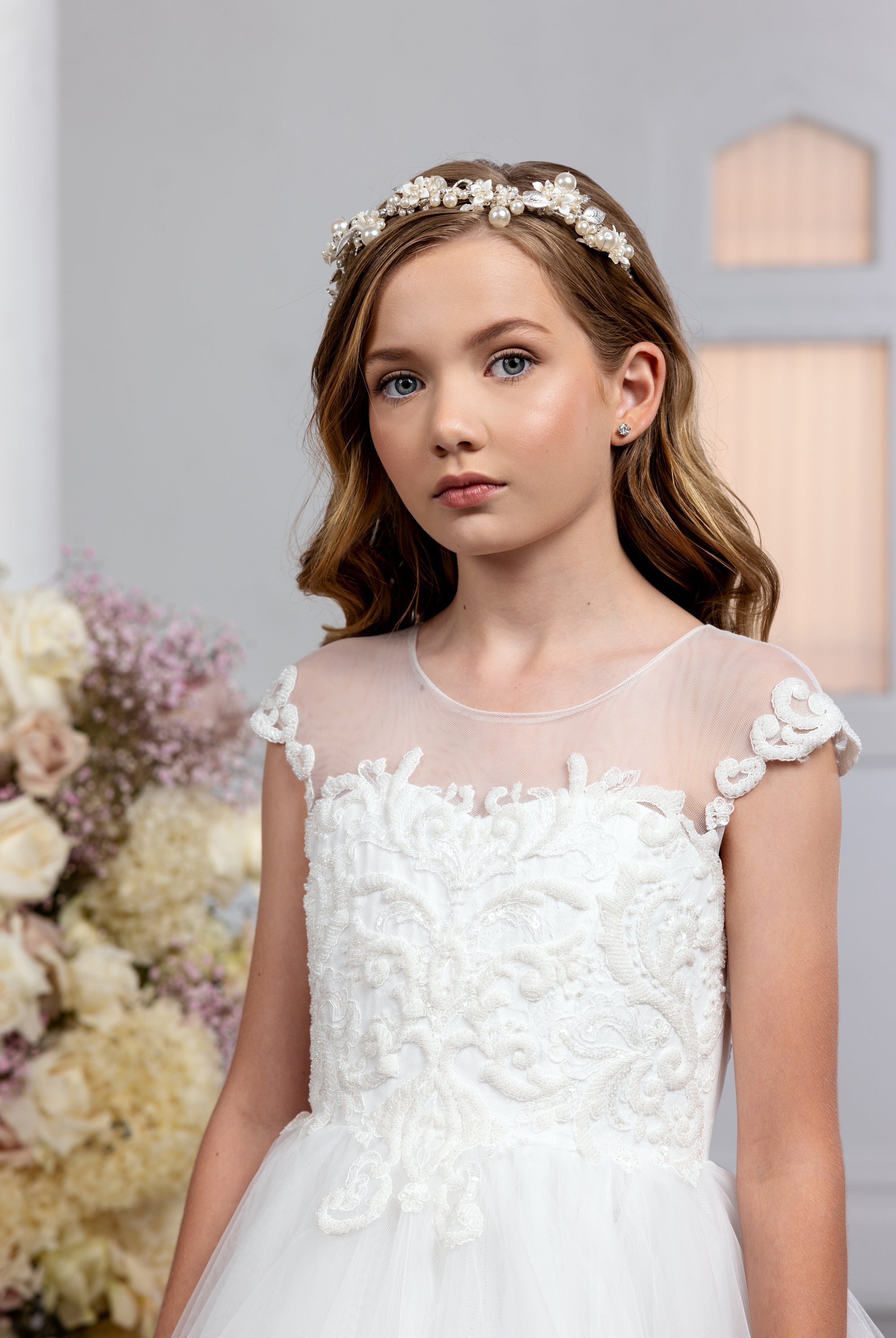 White Communion Dress - Princess Communion Dress