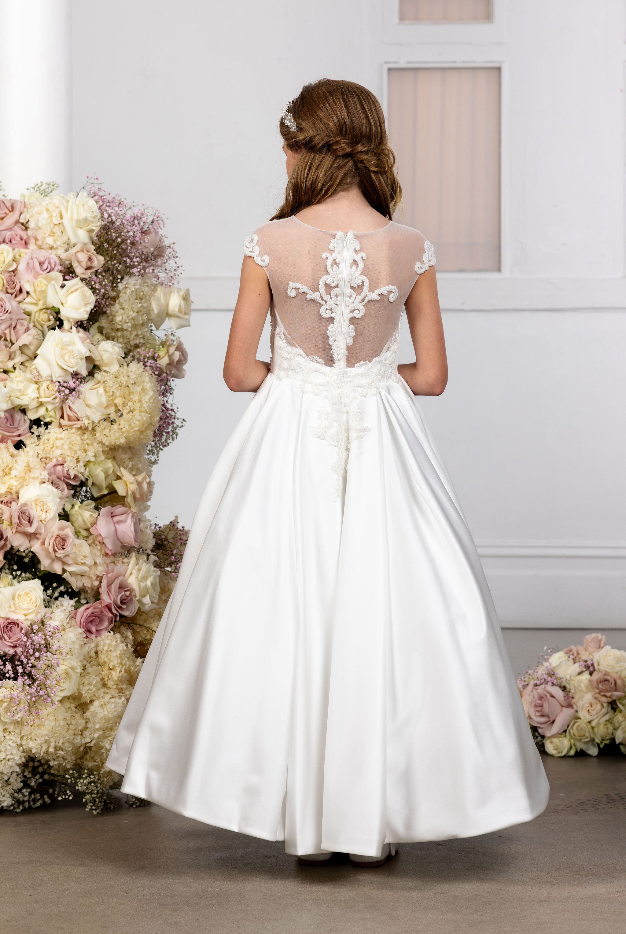 White Communion Dress - Princess Communion Dress