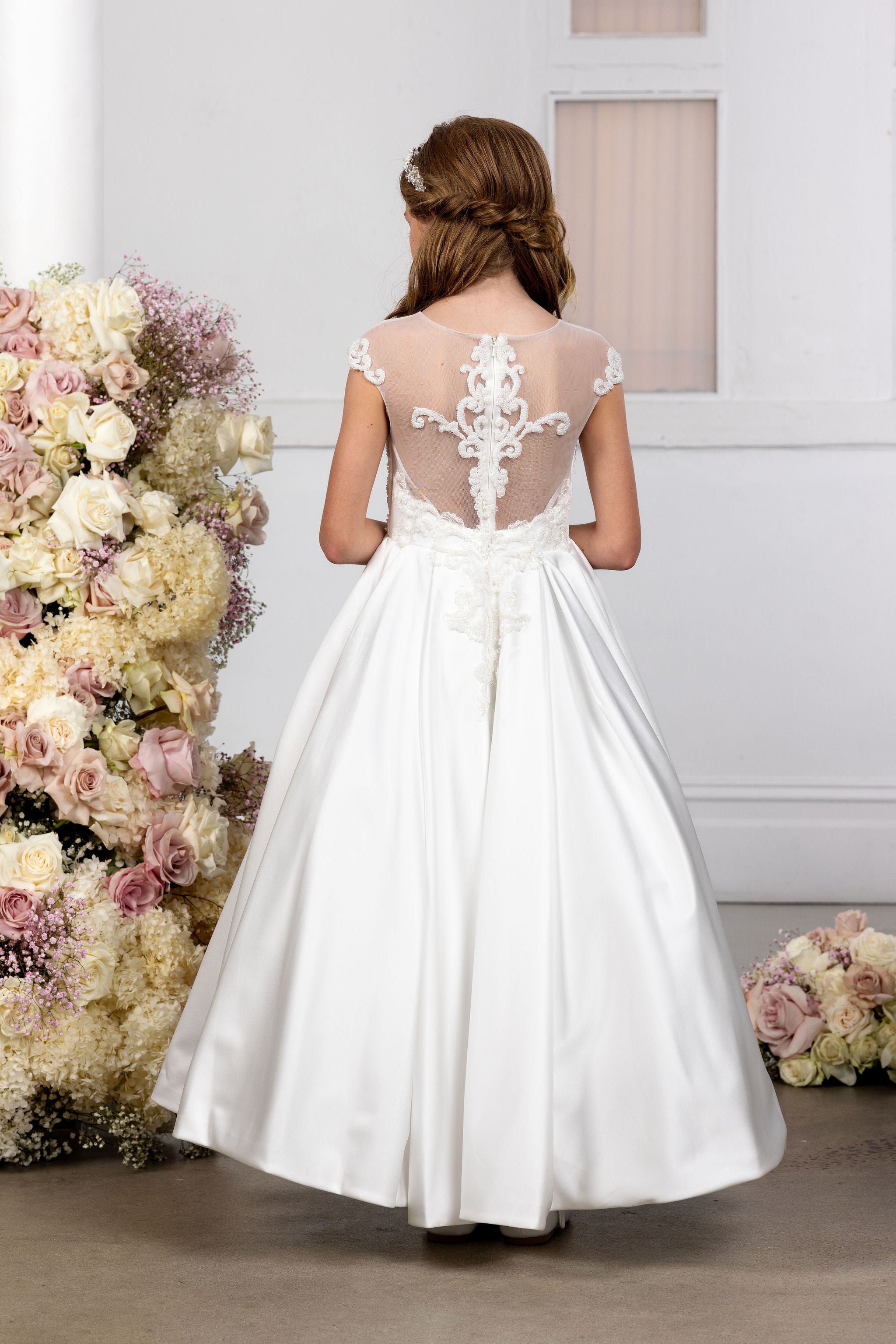 White Communion Dress - Princess Communion Dress